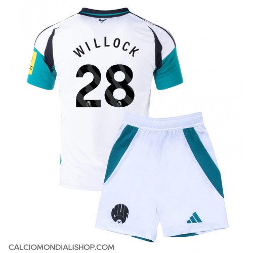 Maglie da calcio Newcastle United Joe Willock #28 Terza Maglia Bambino 2024-25 Manica Corta (+ Pantaloni corti)